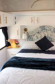 25 Small Rv Bedroom Design Ideas You Need To See Home Diy Ideas In 2021 Remodel Bedroom Camper Interior Design Bedroom Design