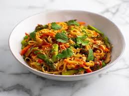 Quick Veggie Pad Thai Recipe In 2020 Food Network Recipes Asian Cooking Asian Dishes