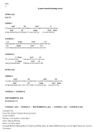 Use three basic chord degrees to build chord progressions. Chord Broken Vessels Pdf Song Structure Vocal Music