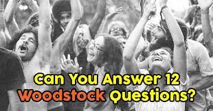 Instantly play online for free, no downloading needed! Can You Answer 12 Woodstock Questions Quizpug