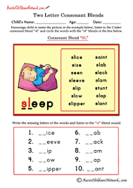 This starts as speaking and listening to blend the word sat, start with sounds aaa, ttt. Two Letter Blends Aussie Childcare Network