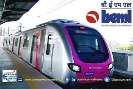 Beml Bags Another Rolling Stock Contract Worth Rs 834 Cr Of Mumbai Metro Asia Rail China Mumbai Metro Rolling Stock Mumbai