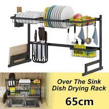 Willow & grace caro 36 inch display decor floating wood wall mount shelves for bedroom, bathroom, family room, and kitchen spaces natural, set of 2. Buy 65 79 85 91cm Stainless Steel Over The Sink Drying Dish Rack Kitchen Holder Organizer Drainboard Drainer Kitchen Light Duty Countertop At Affordable Prices Free Shipping Real Reviews With Photos Joom