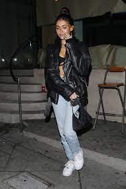 Madison At Catch In Los Angeles Dressed In A Re Done Black Leather Ropa De Moda Estilo Madison Beer Moda