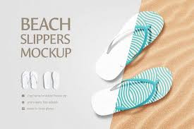 Beach Slippers Mockup 42549 Clothing Design Bundles