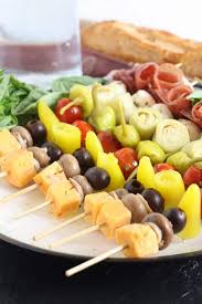 Italian cold cuts are often made from pork: Antipasto Skewers Recipe Easy Italian Appetizers With Video