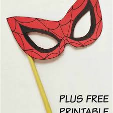 When it gets too hot to play outside, these summer printables of beaches, fish, flowers, and more will keep kids entertained. Spiderman Mask With Free Template The Inspiration Edit
