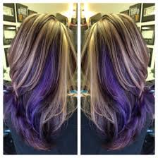 Highlight Lowlight With Pops Of Purple Hair Styles Hair Purple Hair
