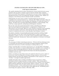 Pdf Online Counselling Beyond The Pros And Cons