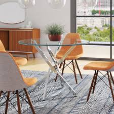 #5 giantex 3 piece dining set compact 2 chairs and table set. Glass Small Kitchen Dining Tables You Ll Love In 2021 Wayfair