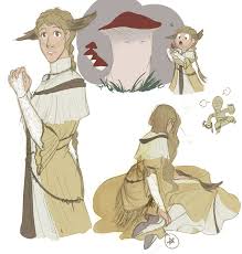 Making Soulsborne Art And Comics For The Character Canon Dusk Of Oolacile And Sif Destroying this golem frees an npc called dusk of oolacile. character canon dusk of oolacile and sif