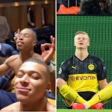 Sources have told espn that the teams are nearing a deal after madrid submitted an €180 million offer to psg for mbappe's transfer. Paris Saint Germain Squad Mock Erling Haaland After Dortmund S Champions League Exit Metro News