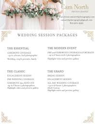 We cover 99% of all makes and models. Wedding Packages Cam North Photography