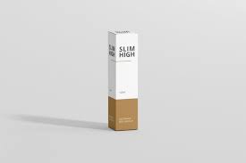 Download Box Mockup Slim High Rectangle By Visconbiz On Envato Elements Box Mockup Mockup Rectangle