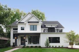 White reversible pvc trim veranda hp cellular pvc trim is a durable alternative to wood siding. 13 Impressive Combinations Of White House And Black Windows To Create A Contemporary Look Kellyhogan