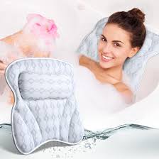 Suction cups hold pillow securely in place. Tub Pillow Walmart Www Macj Com Br
