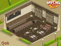 Oak English Style My Cafe Game Mycafe Mycafegame Gaming Decor Cafe Style Cafe Design