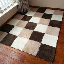 Neeu 30cm Piece Puzzle Mat Eva Foam Shaggy Velvet Carpet Door Mat Jigsaw Mat Plush Fabric Carpet Area Rug Room F Soft Carpet Carpets Area Rugs Rugs On Carpet