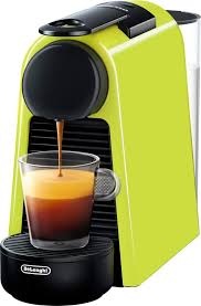 Capsule compatibili nespresso®* grand cru compatibili con le macchine casalinghe nespresso®* peso singola capsula 5,6gr. Best Buy Nespresso Essenza Mini Espresso Machine By Delonghi Lime Green En85l In 2021 Capsule Coffee Machine Nespresso Cappuccino Machine