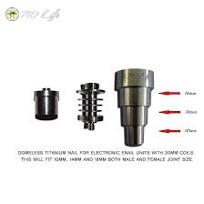 710 Life Reversible Domeless Titanium Nail 10mm 14mm 18mm Male Female For 20mm Enail Coil
