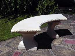 Stone Curved Classic Garden Bench Top Only Quality Stone And Concrete Products Stone Garden Bench Concrete Garden Bench Garden Bench Seating