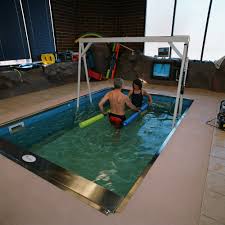 The Entire 8 X12 Floor Doubles As A Variable Speed Treadmill Therapy Pools Pool Aquatic Therapy