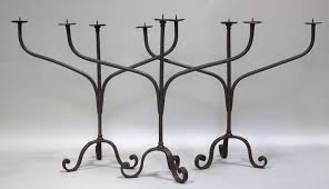 Traditional tabletop holders are available with intricate design patterns able to hold votive, pillar and tapered candles. Wrought Iron Candle Holder France 19th Century 3 Available For Sale At 1stdibs