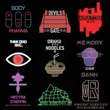 some dystopian themed logos i designed cyberpunk cyberpunk aesthetic pixel art tutorial