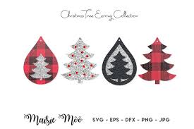 I'am injecting svg elements into a webpage thanks to d3js. Christmas Tree Earring Svg Faux Leather Earrings Templates 937416 Other Design Bundles