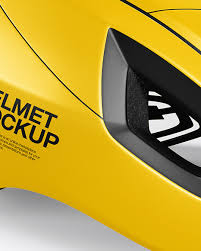 Download Cycling Helmet Mockup In Apparel Mockups On Yellow Images Object Mockups