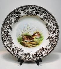 Spode® woodland lapwing/quail hexagonal footed bowl | bed. Spode China Woodland Quail Dinner Plate 10 Etsy Plates Dinner Plates Spode
