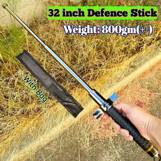 32 Inch Self-Defense Stick |Telescopic Gear Stick Expandable Baton | Self Defence Security Baton. – DHshopbd