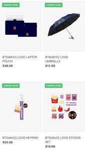Review mcdonalds new promotions.mcd x bts. Bts X Mcdonald S Merch Collection Us Bts Army