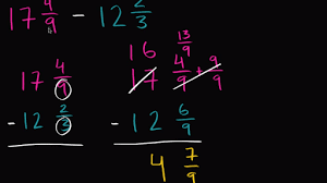 This page is about adding mixed numbers anchor chart,contains rowe, kim / math anchor charts,chapter 7 anchor charts mrs. Subtracting Mixed Numbers With Regrouping Unlike Denominators Video Khan Academy