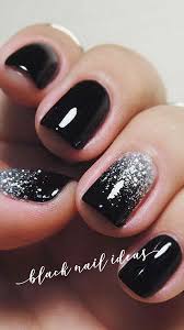 Square Black Acrylic Nails With Glitter Black Nails Ideas Bunnies Beauty Photoshoot All The Stuff I Care About Nail Designs Glitter Black Nails With Glitter Classy Nails