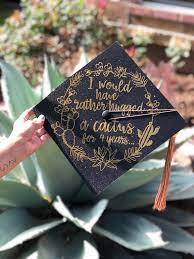 And then there was echinocereus dahliaeflorus, a cactus covered in sharp flowers. Some Sass To Top Off Your Grad Cap Cactus Sassygrad College Graduation Cap Decoration College Graduation Cap Graduation Cap Decoration