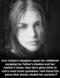 Frances Bean Cobain with Kurt's mother and sister.