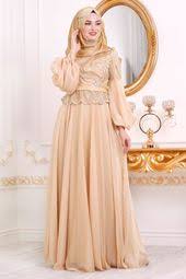 Tesetturlu Abiye Elbiseler Tesetturlu Abiye Elbise Balon Kol Gold Tesettur Abiye Elbise 3731gold The Dress Elbiseler Aksamustu Giysileri
