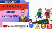 Pt3 english section a miz malinz. English Pt3 Error Identification Youtube