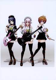 super sonico, watanuki fuuri, and fujimi suzu (nitroplus and 1 more) drawn  by tsuji_santa | Danbooru