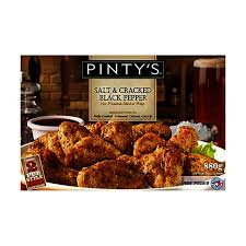 Report a problem with this food. Pintys Salt Cracked Black Pepper Chicken Wings Pinty S 880g Delivery Cornershop By Uber Canada