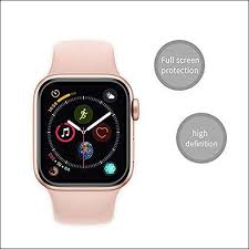 Luettbiden 44mm Screen Protector For Apple Watch Apple Watch Screen Protector Tempered Glass Screen Protector
