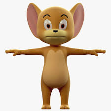 Jerry 3d Model Ad Jerry Model In 2020 3d Model Character Cartoon Rat Cute Drawings