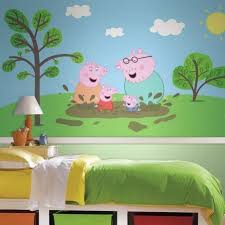 Besides this, you can also find wallpaper pictures for the episodes of peppa pig. 11 Peppa Pig Mural Ideas