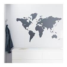 Ikea Nederland Interieur Online Bestellen World Map Wall Decor Sticker Decor Map Wall Decor