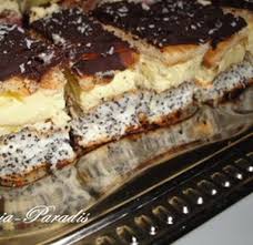 Cand e gata se scoate si se pudreaza cu zahar farin amestecat cu zahar vanilat. Tosca Prajitura Delicioasa Cu Mac