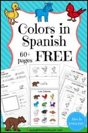 Spanish colors will brighten up your language! Free Spanish Color Printables 60 Pages Of Color Fun