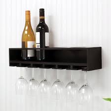Product description item hg84811 wine bottle holder description lovely frog wall mounted wine bottle racks material iron size 18x8x22cmh usage wine racks/glass. Ebern Designs Maddie Wall Mounted Wine Bottle Glass Rack In Black Reviews Wayfair