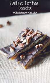 Everything sets in the fridge while it cools and you get this super addicting snack! Chocolate Saltine Cracker Recipe Christmas Crack The Gifted Gabber