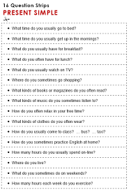 present simple all things grammar
